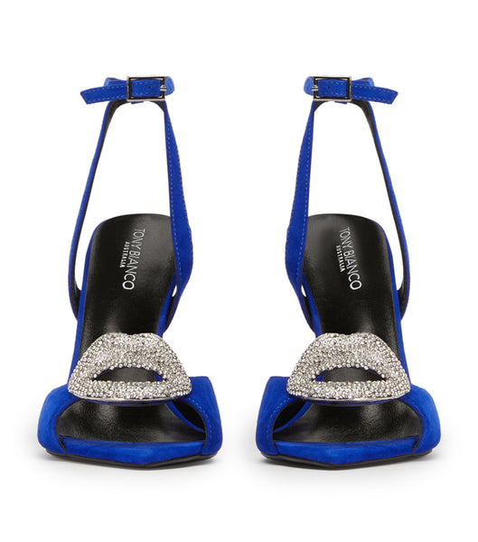 Azure Tony Bianco Moshi Azure Suede 10.5cm Event Heels | TZAPQ53737
