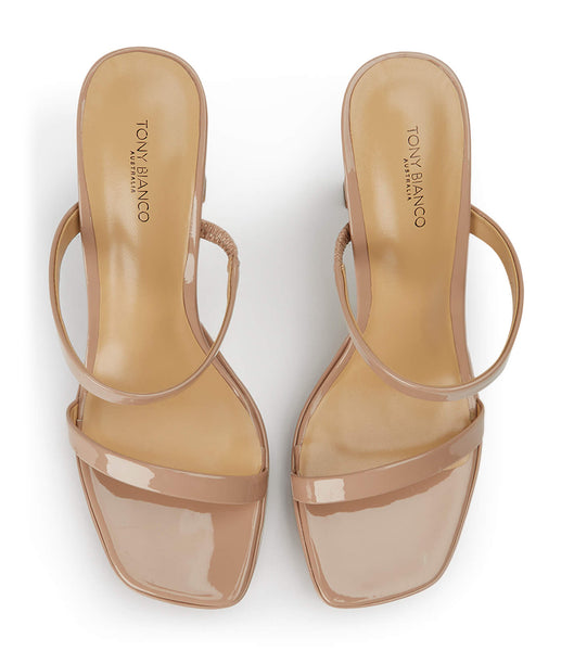 Beige Tony Bianco Diane Coco Patent 11.5cm Platform Shoes | DZAKV31246