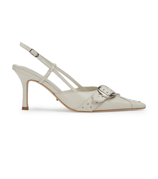 Beige Tony Bianco Sadie Bone Venice 8cm Low Heels | ZAZDE32248