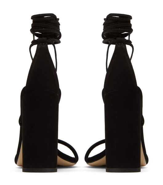 Black / Red Tony Bianco Flute Black Phoenix 10.5cm Strappy Heels | ZACVG99157