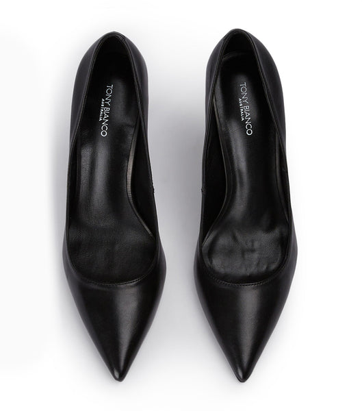 Black Tony Bianco Anja Black Como 10.5cm Bridal Heels | GZAEC82493