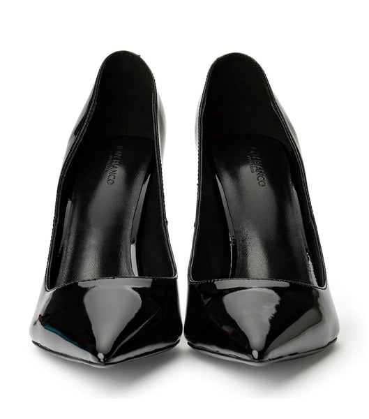 Black Tony Bianco Anja Black Patent 10.5cm Stiletto Heels | ZAJVR35928