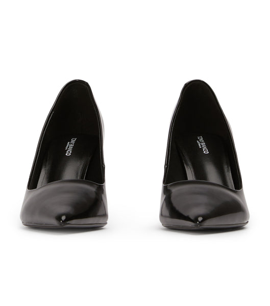 Black Tony Bianco Billy Black Hi Shine 7.5cm Low Heels | QZAUV85908