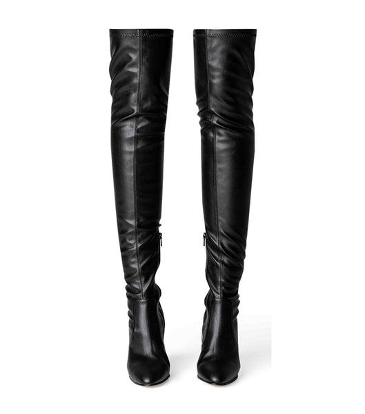 Black Tony Bianco Bloom Black Venezia 9.5cm Heeled Boots | FZAUI40599