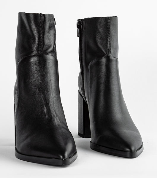 Black Tony Bianco Brazen Black Luxe 8.5cm Ankle Boots | YZAVQ17889