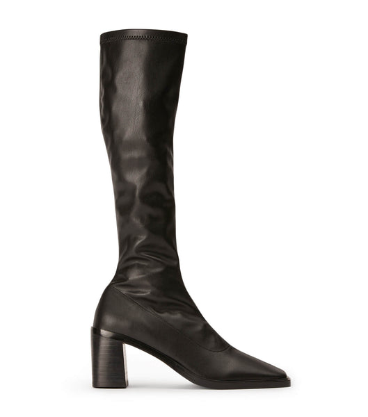 Black Tony Bianco Damon Black Venezia 7.5cm Knee High Boots | XZABH25166
