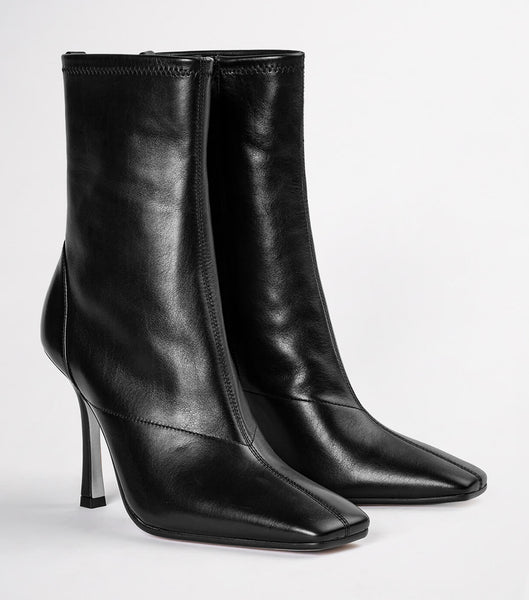 Black Tony Bianco Halsey Black Como 10.5cm Ankle Boots | MZAFT78812
