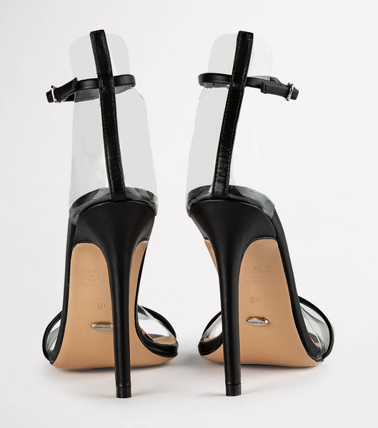 Black Tony Bianco Kosumi Black Capretto 11cm Stiletto Heels | TZAPQ52191