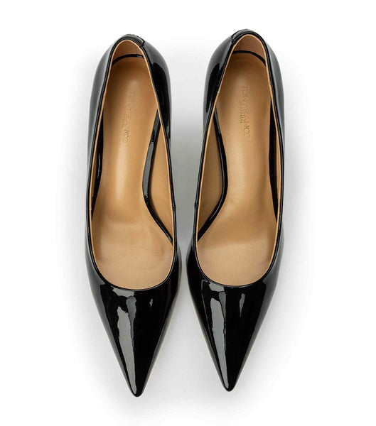 Black Tony Bianco Kysaia Black Patent 9.5cm Event Heels | LZATR28240