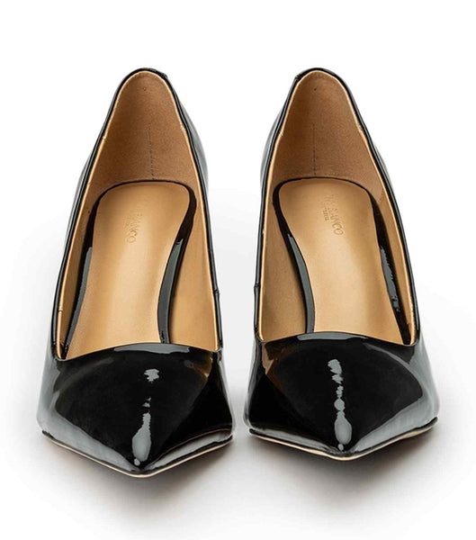 Black Tony Bianco Kysaia Black Patent 9.5cm Event Heels | LZATR28240