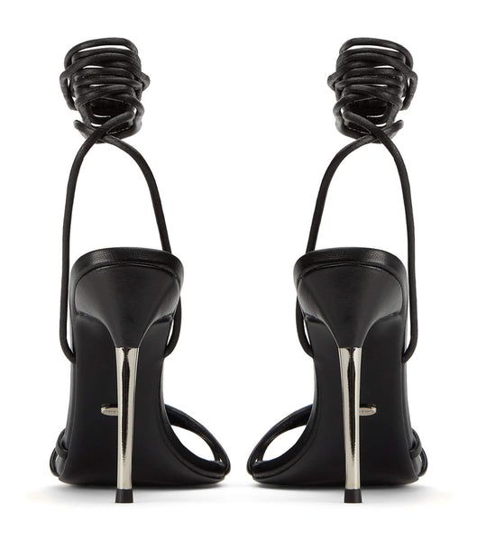 Black Tony Bianco Mavis Black Nappa 10.5cm Stiletto Heels | ZAQAV48560