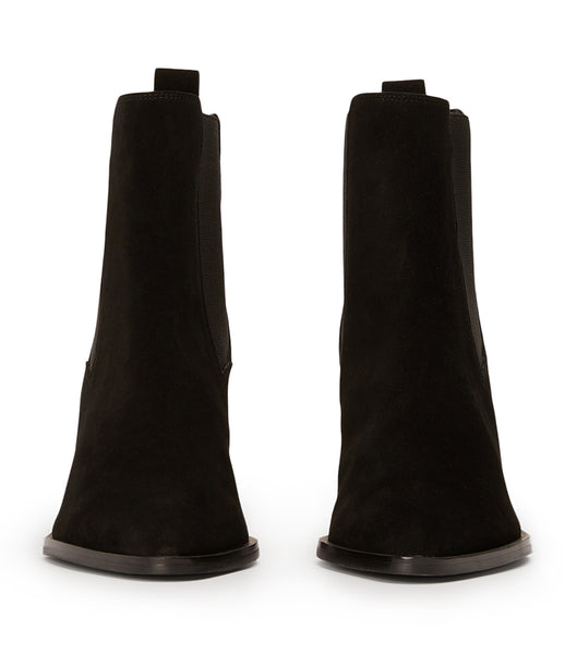 Black Tony Bianco Piston Black Suede 7.5cm Ankle Boots | ZAIIZ34713