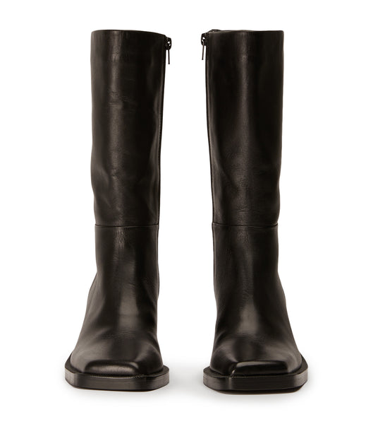 Black Tony Bianco Prestige Black Como 8cm Knee High Boots | XZAGW64425