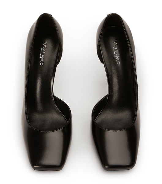 Black Tony Bianco Ramon Black Hi Shine 10.5cm Event Heels | ZAJKU72316