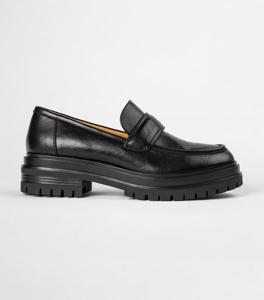 Black Tony Bianco Wiz Black Venice 4.5cm Loafers | ZACIF52580