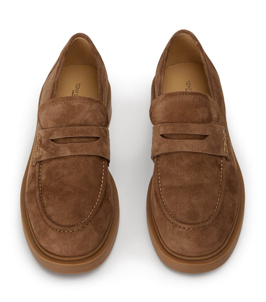 Brown Tony Bianco Cherish Saddle Suede 4.5cm Loafers | ZACVG41537