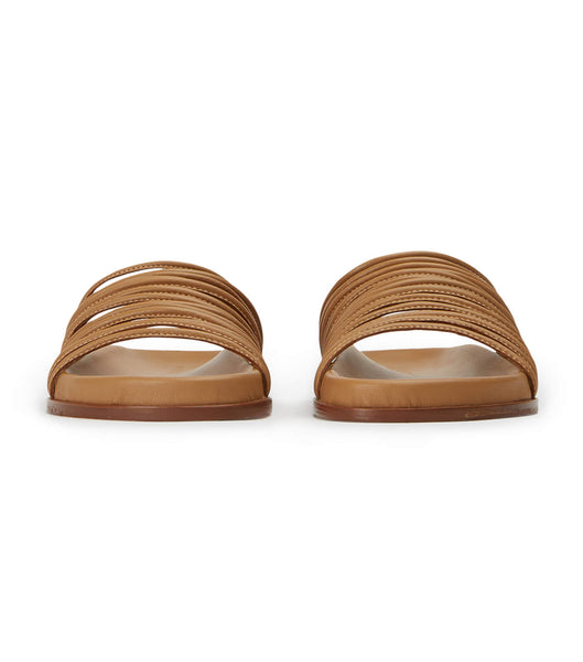 Brown Tony Bianco Libi Biscuit Nappa Footbeds | QZAWA62270
