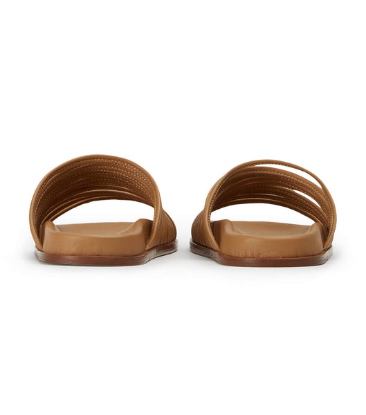 Brown Tony Bianco Libi Biscuit Nappa Footbeds | QZAWA62270