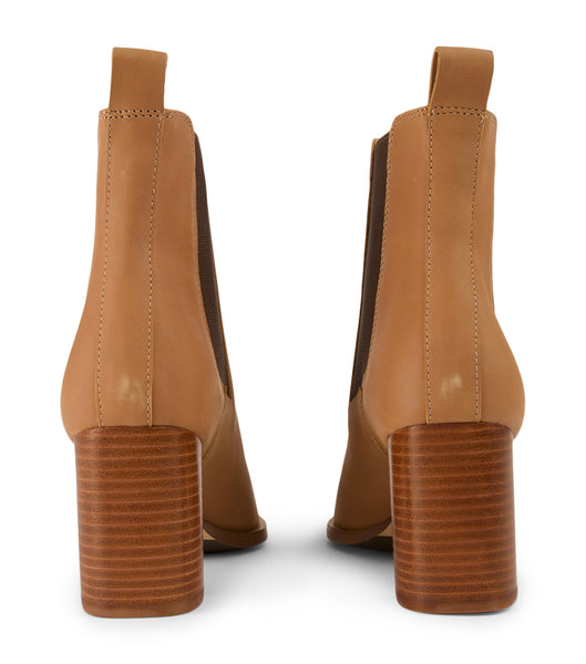 Brown Tony Bianco Piston Caramel Diesel/Choc Wax 7.5cm Ankle Boots | GZAEC66693