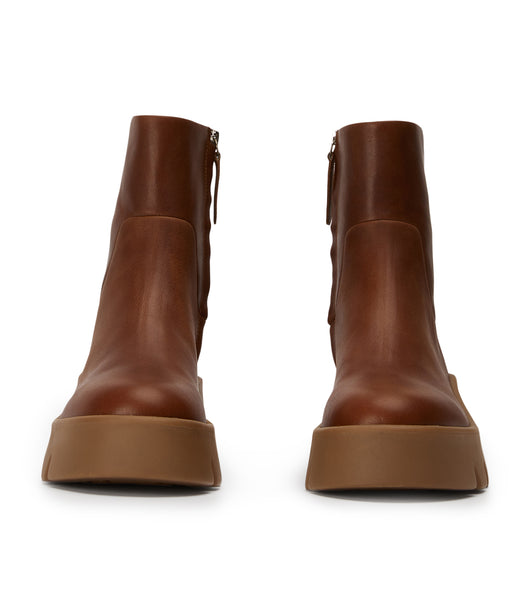 Brown Tony Bianco Rumble Cognac 5.5cm Ankle Boots | ZZANQ48623