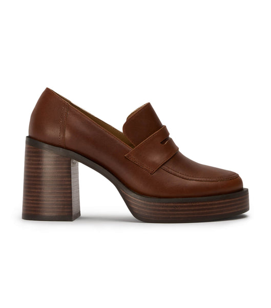 Brown Tony Bianco Taranto Cognac 9cm Loafers | ZANEJ80140