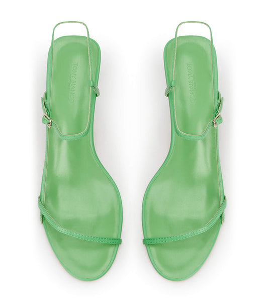 Green Tony Bianco Caprice Acid Green 7cm Event Heels | ZZAMJ47496