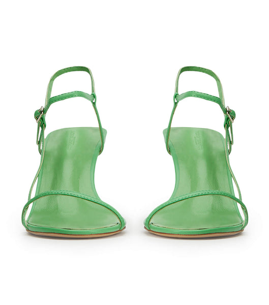 Green Tony Bianco Caprice Acid Green 7cm Event Heels | ZZAMJ47496
