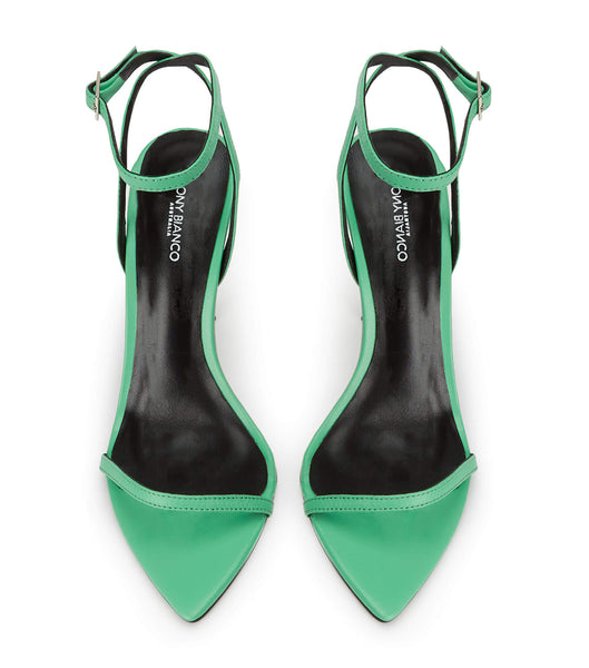 Green Tony Bianco Myra Acid Green 10.5cm Bridal Heels | BZASD77250