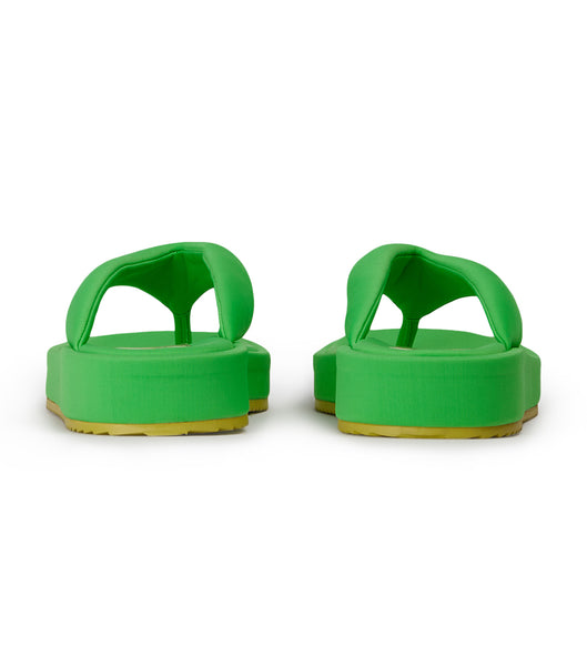 Green Tony Bianco Paris Neon 3.5cm Sandals | LZATR68692