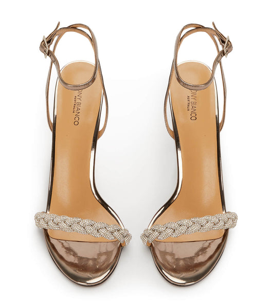 Grey Tony Bianco Kosta Gunmetal Shine 11cm Event Heels | ZAICD24290