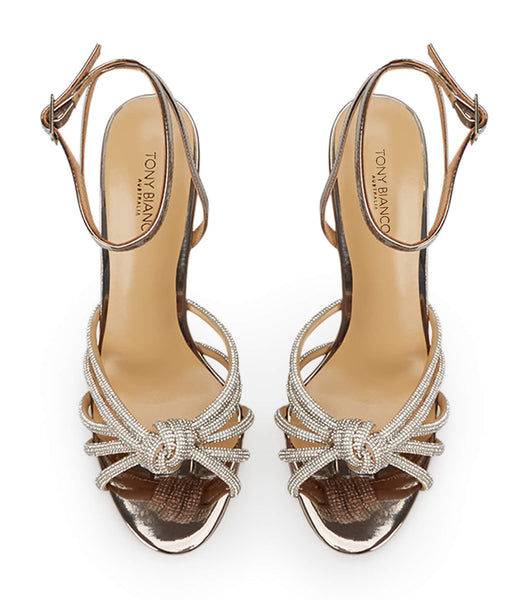 Grey Tony Bianco Kyla Gunmetal Shine 11cm Stiletto Heels | MZAFT44451