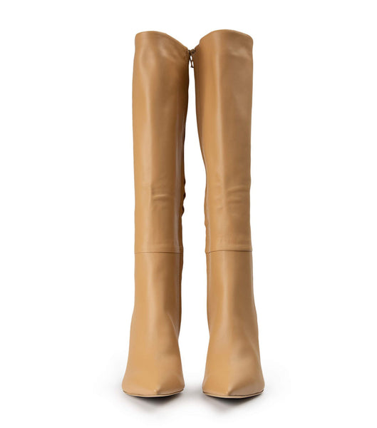 Orange Tony Bianco Apollo Honey Nappa 10.5cm Stiletto Boots | ZACVG83301