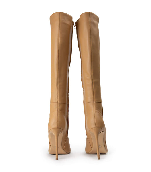 Orange Tony Bianco Apollo Honey Nappa 10.5cm Stiletto Boots | ZACVG83301