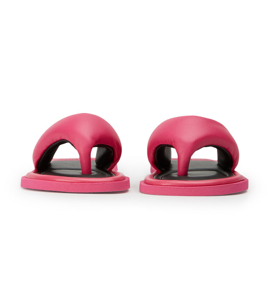Pink Tony Bianco Nikki Acid Pink Thong Sandals | ZAZPD54089
