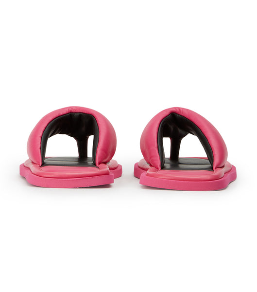 Pink Tony Bianco Nikki Acid Pink Thong Sandals | ZAZPD54089