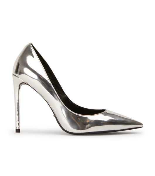 Silver Tony Bianco Anja Silver Shine 10.5cm Stiletto Heels | YZAGT55911