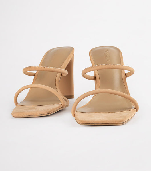 Skin Color Tony Bianco Concord Skin Phoenix 8.5cm Strappy Heels | ZADFL19836