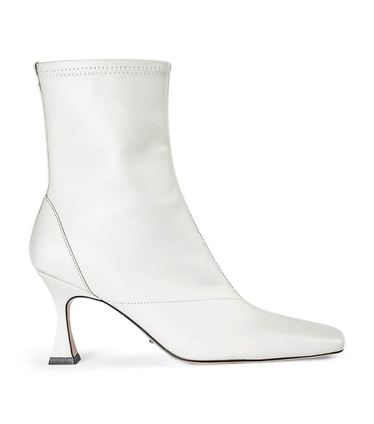 White Tony Bianco Fomo Dove Nappa 8cm Heeled Boots | UZATG84339