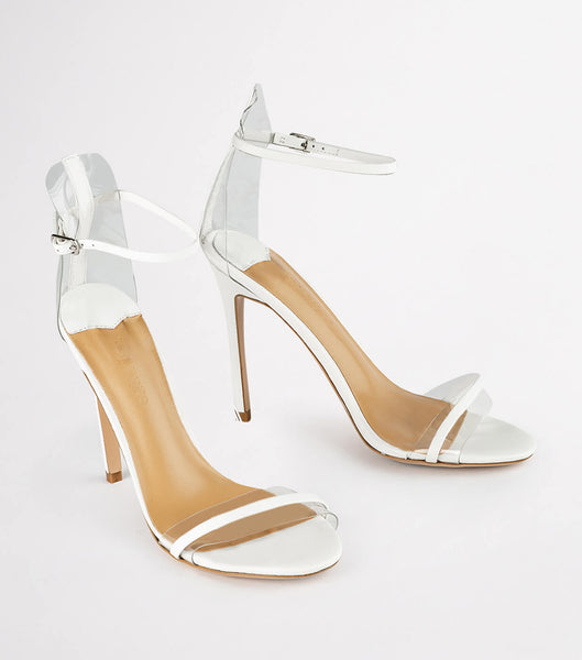 White Tony Bianco Kosumi Milk Denver 11cm Event Heels | ZZANQ86278