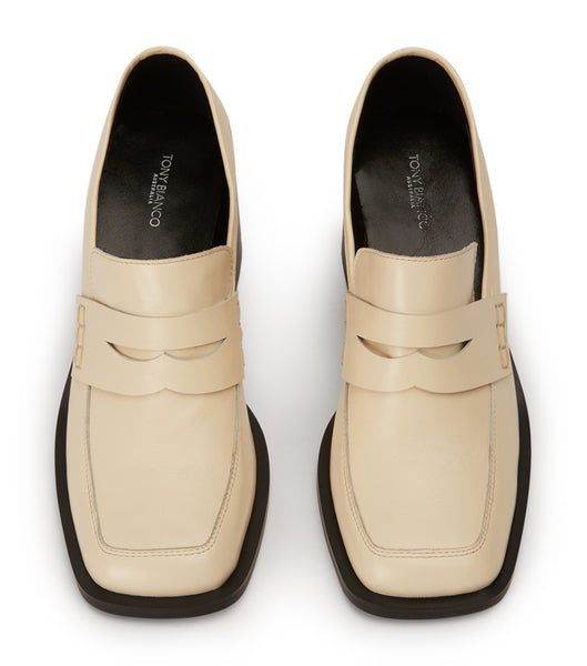 White Tony Bianco Lomax Ecru Venice 6.5cm Loafers | TZAWZ90502