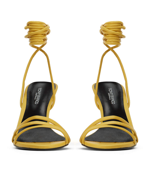 Yellow Tony Bianco Hailee Desert Nappa 8.5cm Low Heels | BZASD29761
