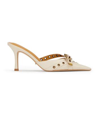 Beige Tony Bianco Savoir Bone Venice 8cm Low Heels | GZAUC25346