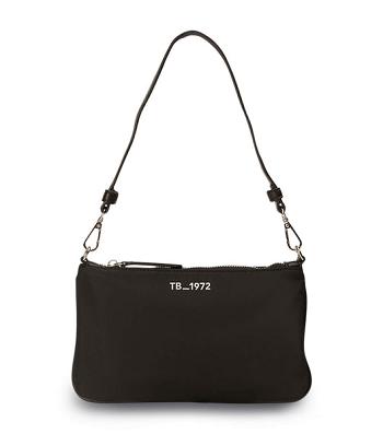 Black Tony Bianco Banjo Black Nylon Shoulder Bag Accessories | ZZANQ54372