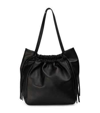 Black Tony Bianco Lucky Black Nappa Handbag Accessories | ZAICD92805