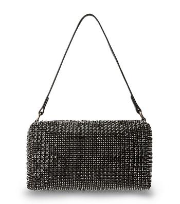 Black Tony Bianco Moma Black Crystal Mini Handbags Accessories | MZAFT16093