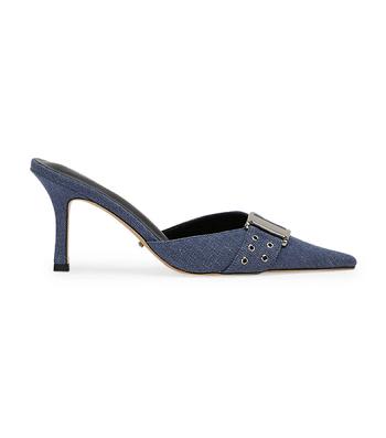 Blue Tony Bianco Samma Vintage Denim 8cm Court Shoes | ZZANQ39380