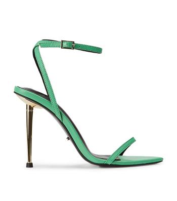 Green Tony Bianco Myra Acid Green 10.5cm Bridal Heels | BZASD77250