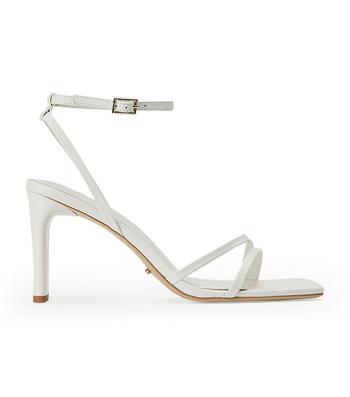 White Tony Bianco Corso Milk Capretto 8.5cm Low Heels | BZASO26776